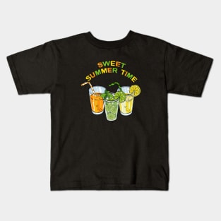 Sweet Summer Time - Cold Drinks Kids T-Shirt